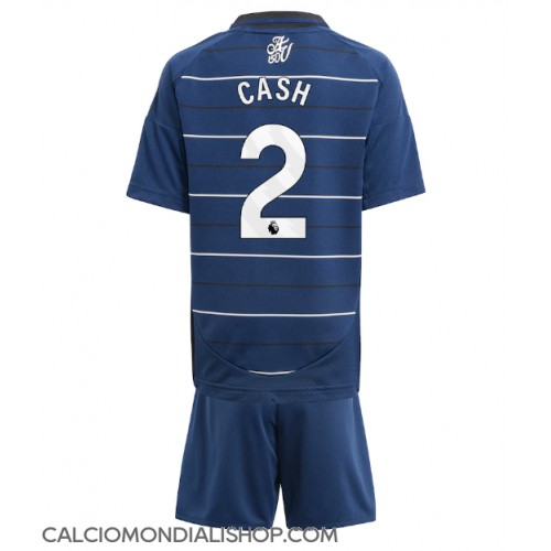 Maglie da calcio Aston Villa Matty Cash #2 Terza Maglia Bambino 2024-25 Manica Corta (+ Pantaloni corti)